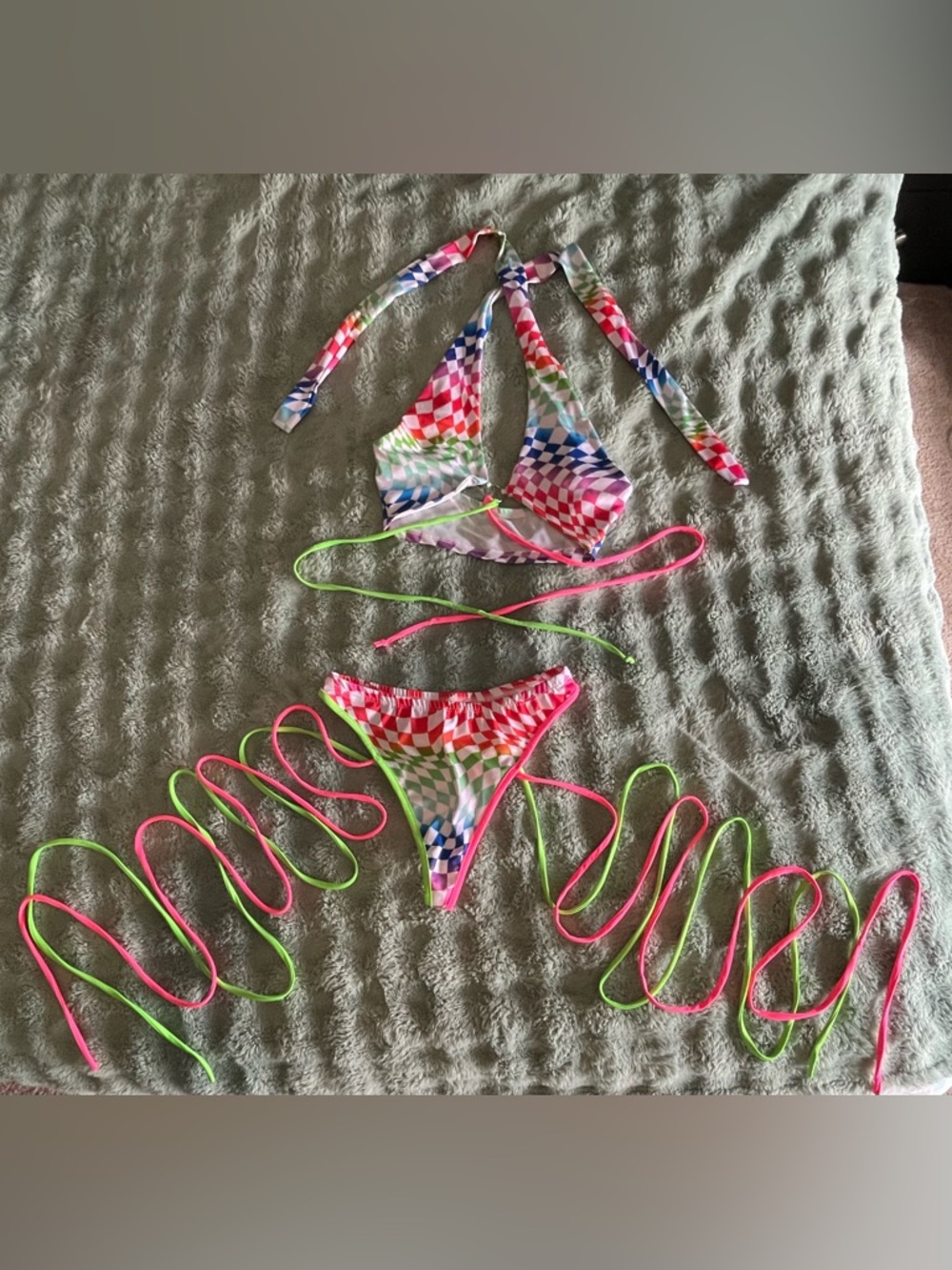iHeartRaves Neon Checker Set